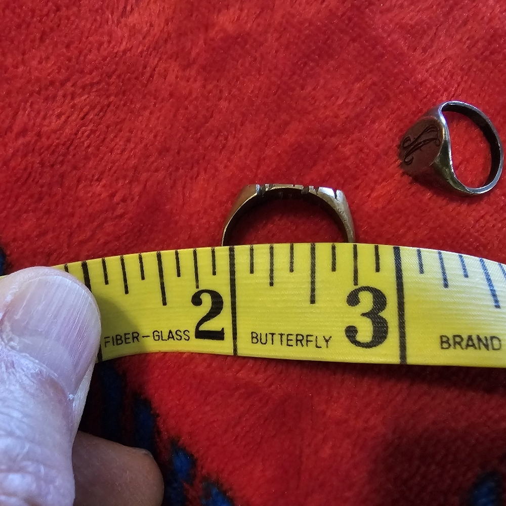 Vintage Initial Rings - Picture 3 of 4